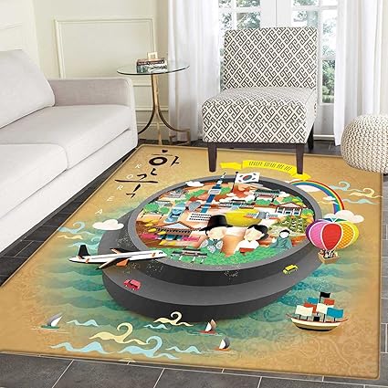 Amazon Com Korea Dining Room Home Bedroom Carpet Floor Mat