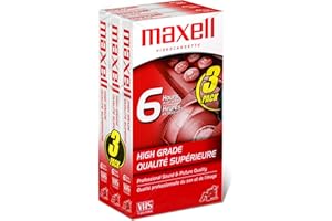 Maxell Video VHS HGX T120 3-Pack Video Tape 224939