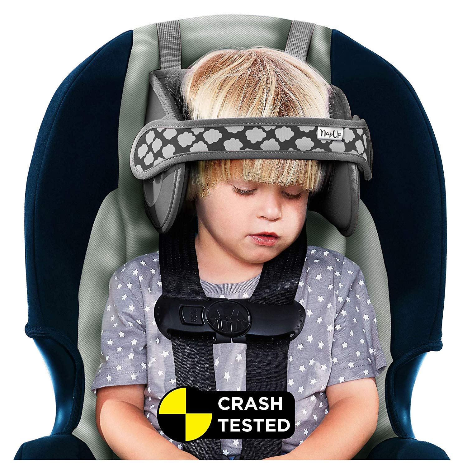 KAKIBLIN Adjustable Toddler Car Seat Head Support Band Carseat Straps
