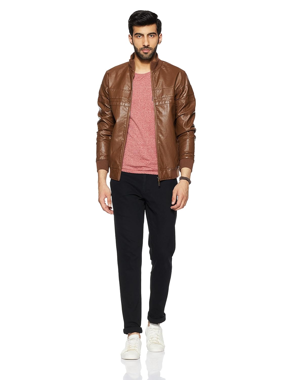 diverse mens slim fit casual trousers