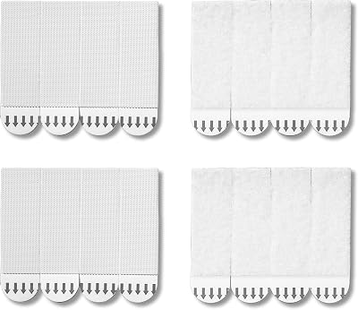 JELLYSUB 32 Pairs Medium Picture Hanging Strips White Heavy Duty