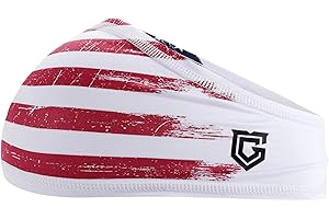 Gridiron Gladiator Football Bandana - Skull Headwrap, Sports Head Wrap for Men's Workout