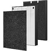 Air 320 Filter Replacement Compatible with Bissell Air320 Air220 2609A, Include 1 Pack 2678 HEPA Filter, 1 Pack Pre Filter, 1 PC 2677 Replacement Carbon Filter, Compare Part 2677,2678,2804