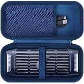 Lebakort Storage Case Compatible with Anker Soundcore Boom 3i Outdoor Speaker (Blue Case)