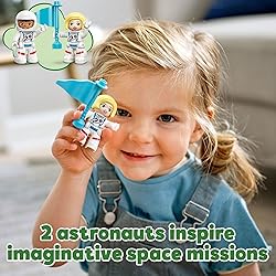 LEGO DUPLO Town Space Shuttle Mission Rocket Toy