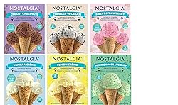 Nostalgia Ice Cream Mix - Variety Pack of 6 Flavors