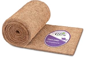 CEED4U 120×12 Inch Coco Coir Liner Roll Coconut Fiber Sheet for Plants Natural Mat for Planter Hanging Basket Window Box Flowerpot Animal Pet Pad Garden Decoration