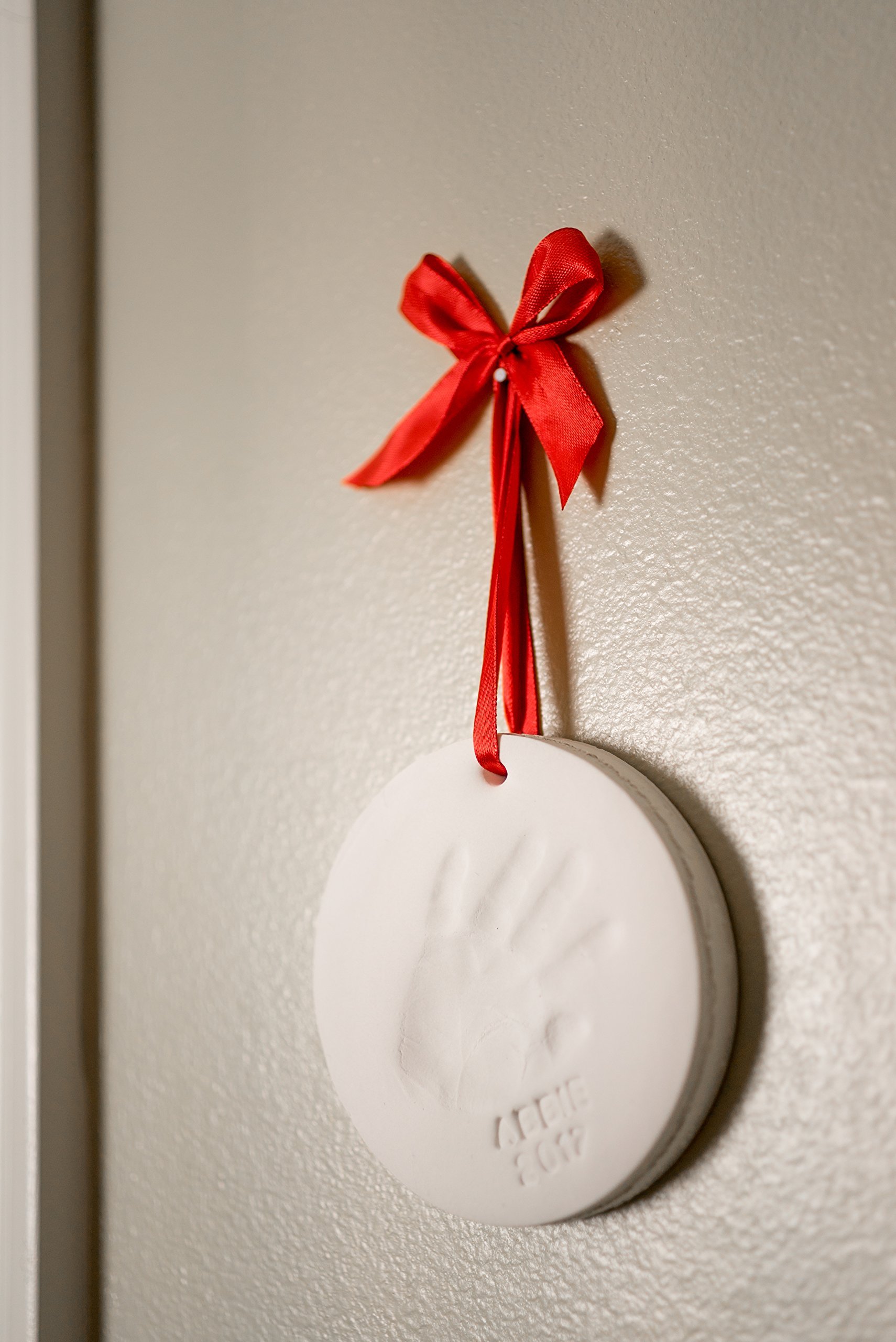 Little Hippo Premium Ornament Keepsake Kit, Baby Handprint kit And