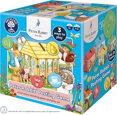 Orchard Toys Peter Rabbit Posting Game Beatrix Potter Matching Colour 2+