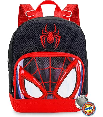 exclusive - spider-man triple pocket multi logo mini backpack Title: Spiderman 10