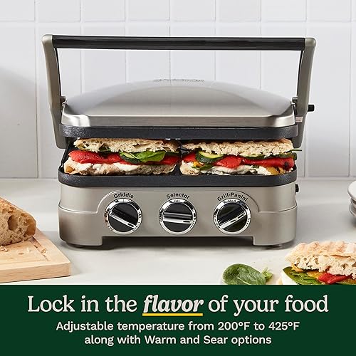 Cuisinart Griddler Indoor Grill, Panini Press, Sandwich Maker