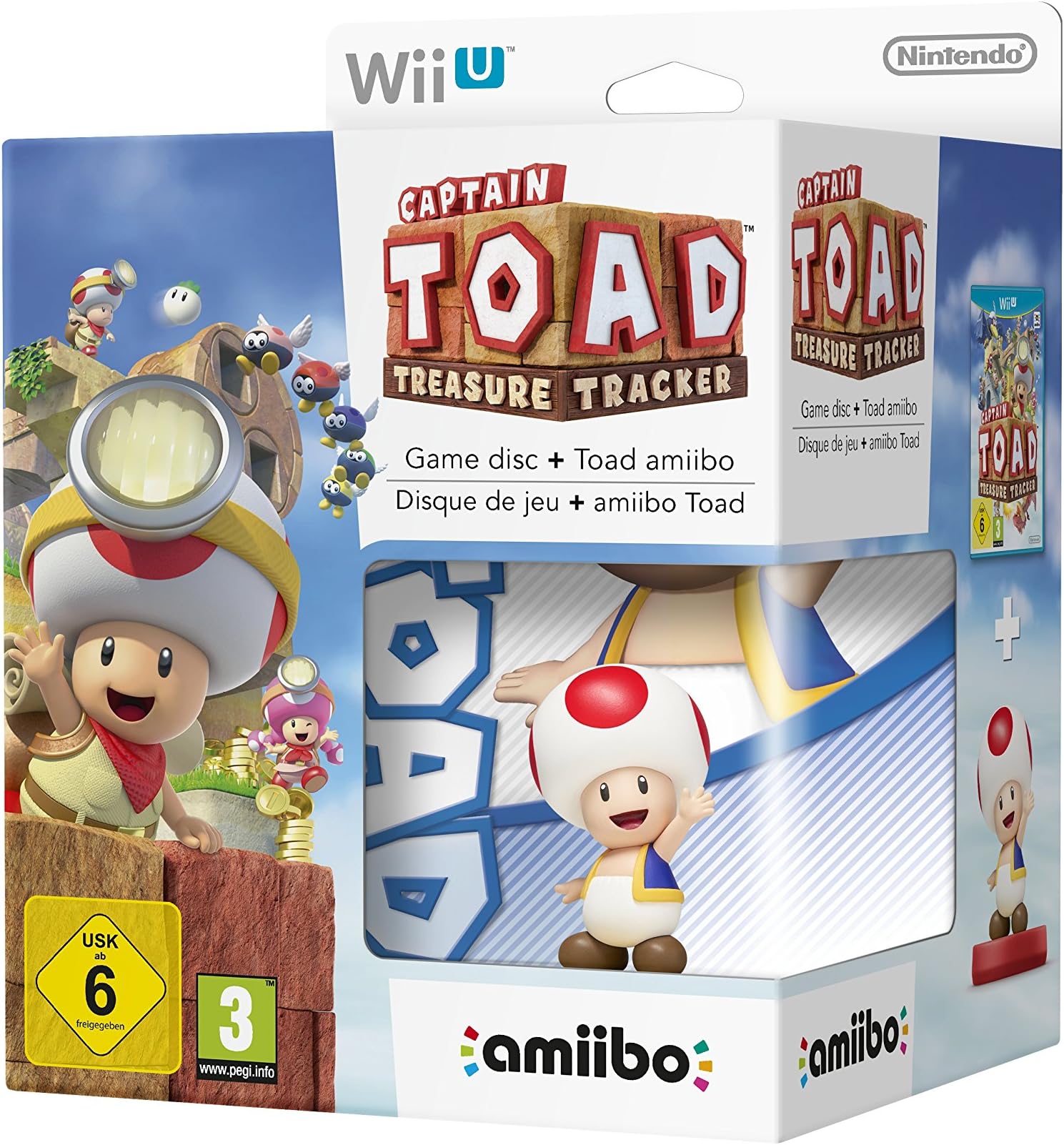 Captain Toad : Treasure Tracker + Amiibo 'Super Mario Bros' - Toad - édition limitée