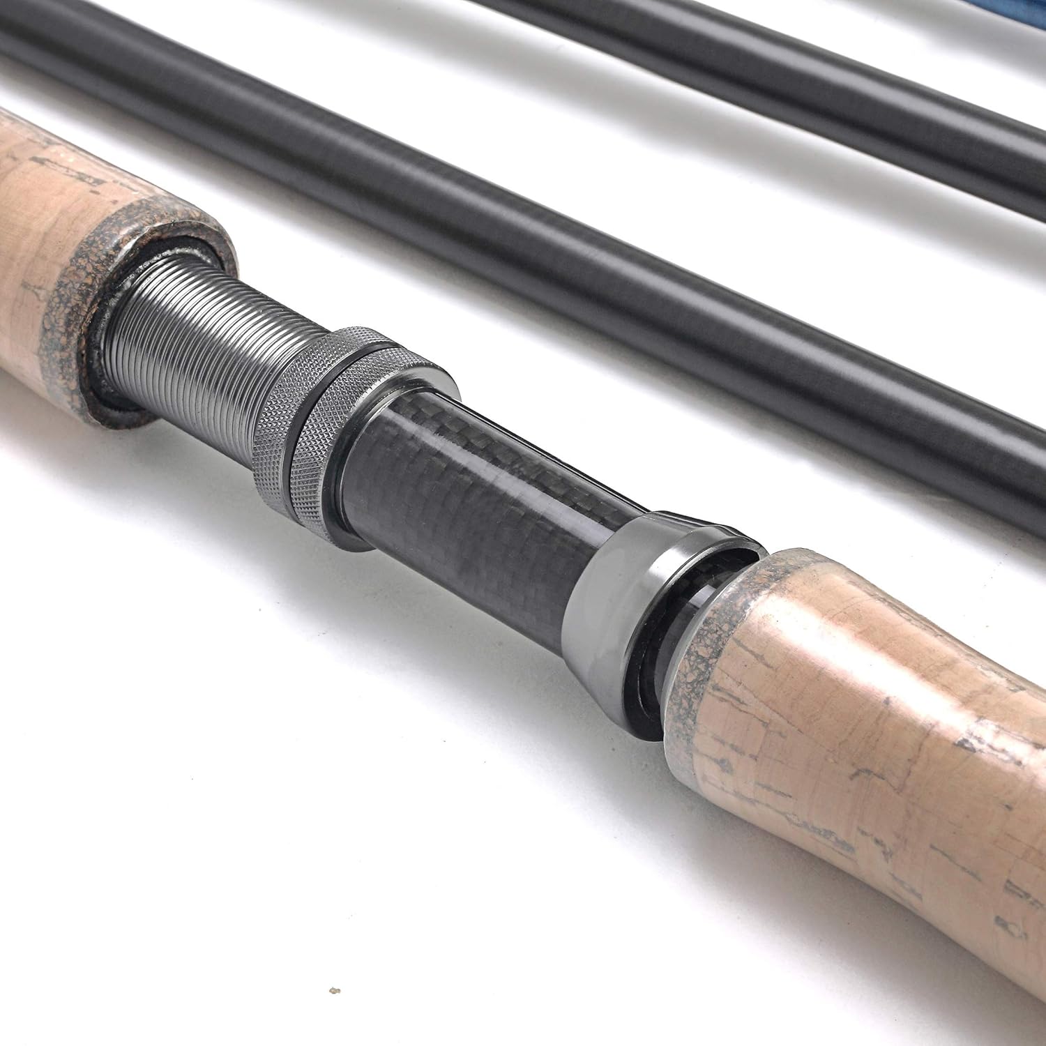 Rods Sports & Outdoors CHANNELMAY 14FT 9/10 Carbon Spey Fly Fishing Rod