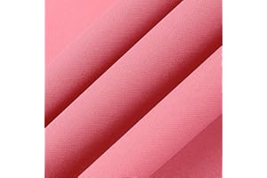 THAMIAO Book Cloth,17x55”,bookcloth,Cloth Book Cover,Fabric Book Cover, Fabric Surface and Paper Backed,Book Binding Cloth,Book Cloth for Book Binding,Bookbinding Supplies (Bright Pink,17in x 55in)