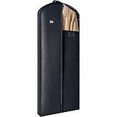 Luxury Storage Garment Bag for Long Coat, Fur, Mink, Gown, Vestment and Choir Robe | 60 Inch + 5 Inch Gusset Cover | Heavy Duty, Hanging, Breathable, Foldable Travel and Wardrobe Clothes Protector