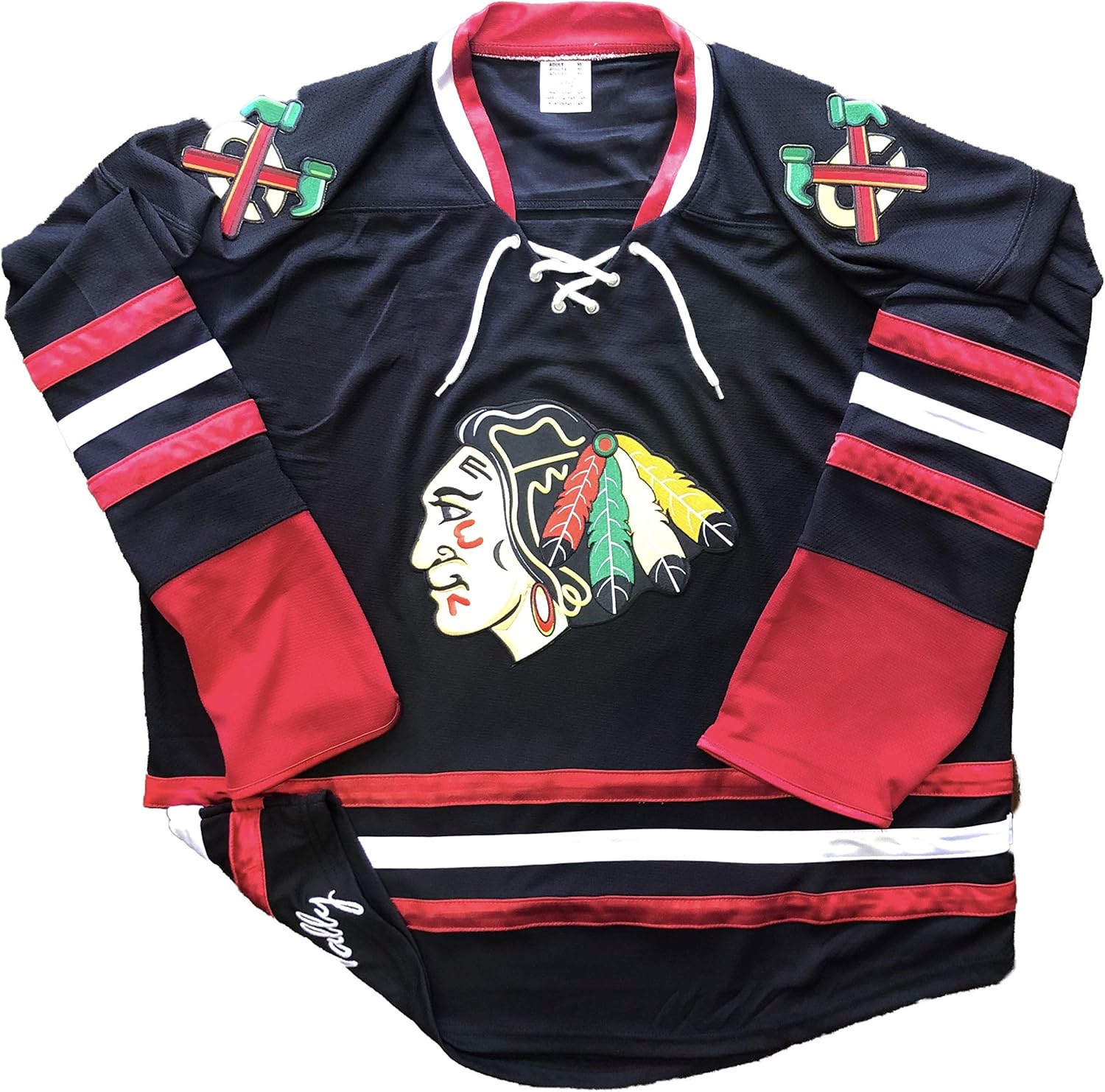 Blackhawks Jerseys Three (3) Colors and 10 Sizes, We Add Your Name and Number Amazon.ca