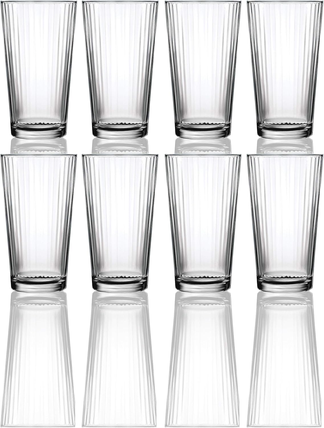 Ice Tea And Farmhouse Decor Milk 15 75 Oz Beverage Cups For Water Circleware 40105 Hill Street Set Of 8 Heavy Base Highball Tumbler Drinking Glasses Beer Spectrum 8pc Juice Tumblers Water