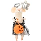Primitives by Kathy Collectible Critter - Angel Mouse, Coordinate with Our Other Collectible Critters/Figurines for a Delightful/Seasonal Display