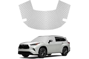 Pigenius Windshield Snow Cover for 2020-2024 Toyota Highlander. Provides Snow Ice Protection for Front and Side Windows