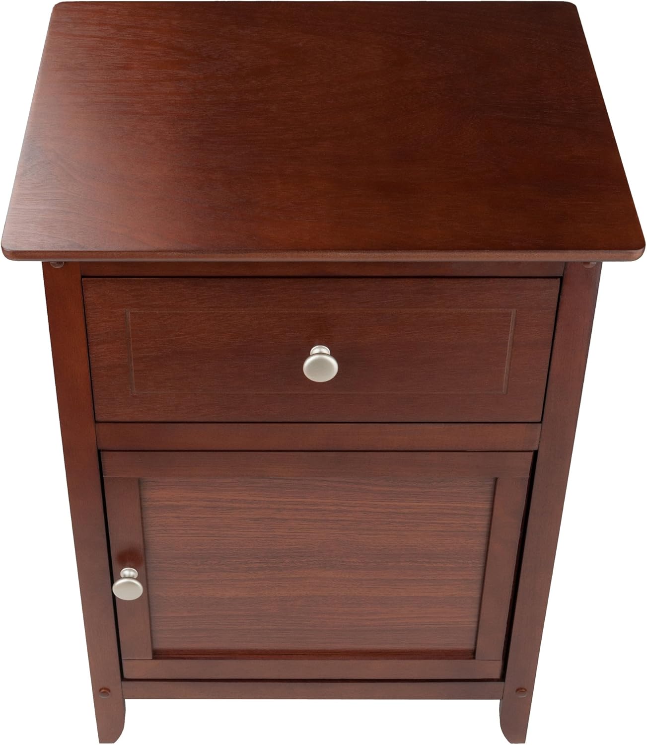 Winsome Wood Eugene Accent Table, Walnut: Furniture & Decor
