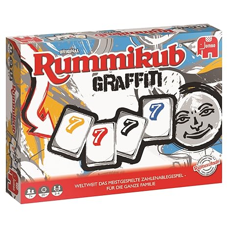 Jumbo Spiele 81509 Rummikub Graffiti Legespiel