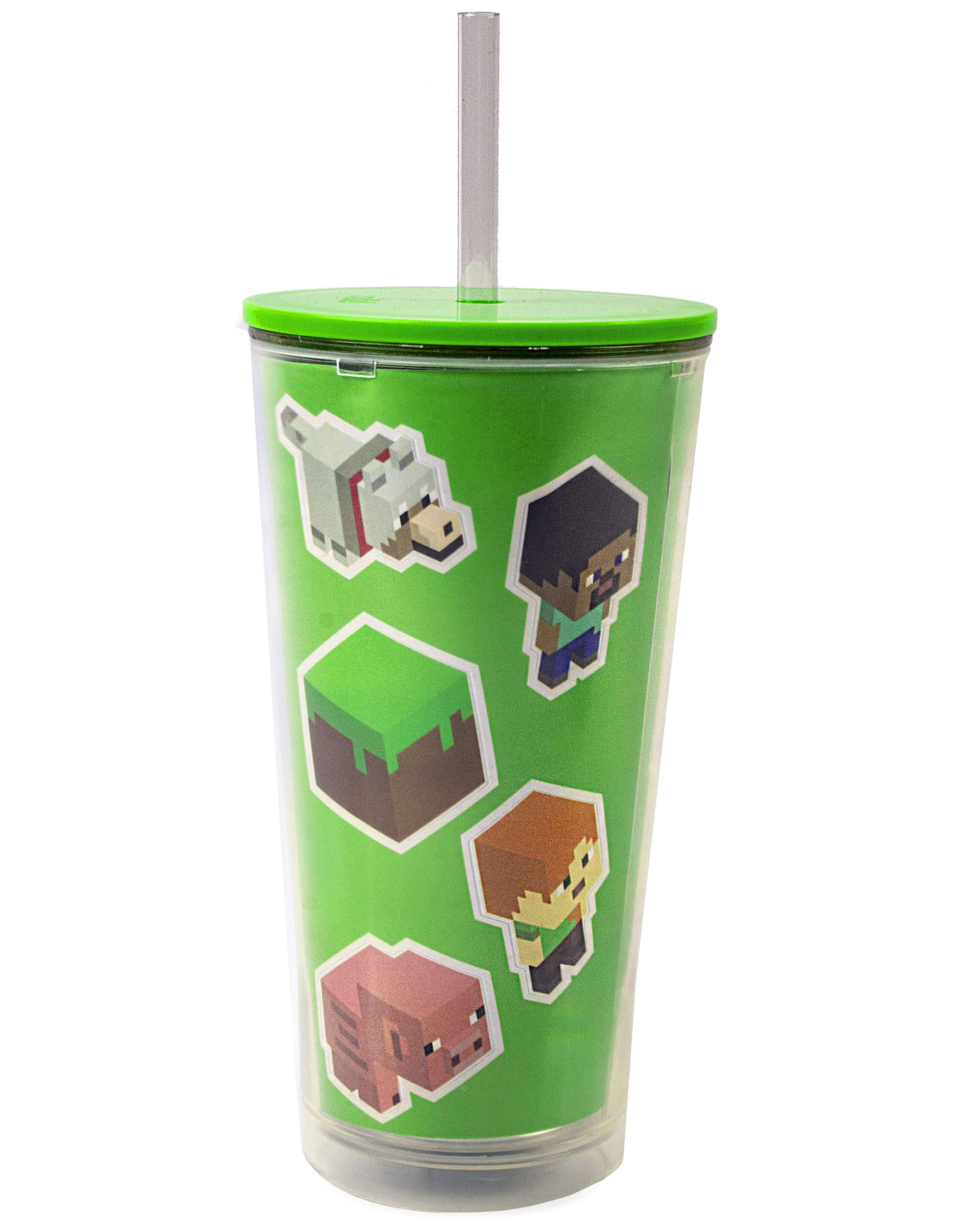Minecraft Cup Personalised Creeper Zombie Kids Gamer Gift Drinks Bottle
