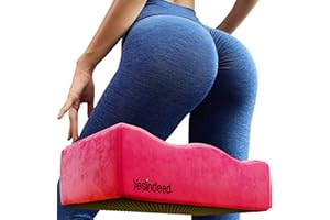YESINDEED The Original Brazilian Butt Lift Pillow – Dr. Approved for Post Surgery Recovery Seat – BBL Foam Pillow + Cover Bag Firm Support Cushion Butt Support Technology - Pink