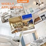 ALUSSO 4W Ultra Slim LED Downlights IP44 6500K Cool White 6 Pack view 7