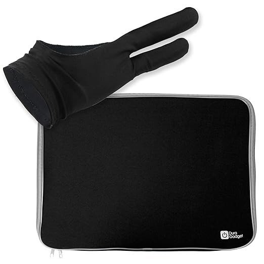 title=KIT Guanto + Custodia Per Huion Giano WH1409- Nera- DURAGADGET