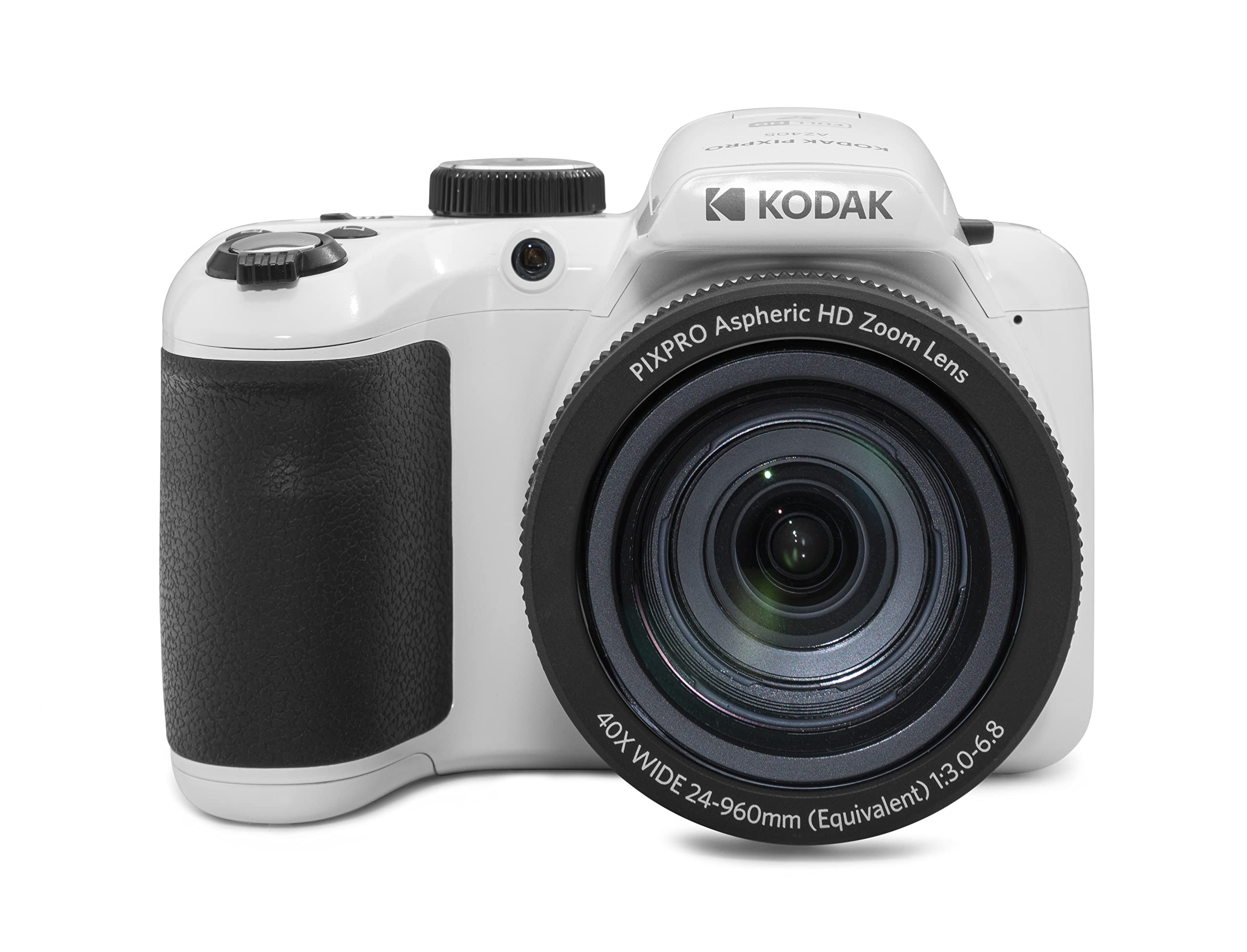 KODAK PIXPRO AZ405-WH 20MP Digital Camera 40X Optical Zoom 24mm Wide Angle Lens Optical Image Stabilization 1080P Full HD Video 3