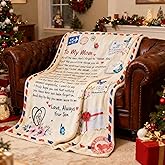 Mother's Day Birthday Gifts for Mom, Anniversary Christmas Birthday Gifts for Mom from Daughter Son, Best Souvenir Ideas Soft Throw Blanket（60 * 80）
