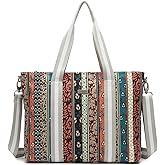 Laptop Bag Tote Water-resistant Shoulder Bag for Work Travel Shopping Beach(17 inch, Bohemian)