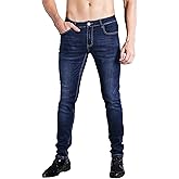ZLZ Jeans Pants Slim Fit, Younger-Looking Fashionable Colorful Comfy Stretch Jeans Pants for Men, Skinny Jeans Stretch Fit …