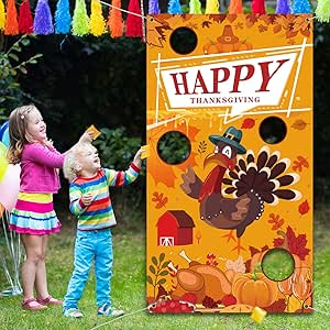Amazon.com: Thanksgiving Games, Thanksgiving Bean Bag Toss ...