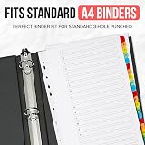 [Brand] [5 Pack] A4 File Dividers A-Z Tabs 150gsm Multipunched Reinforced view 6