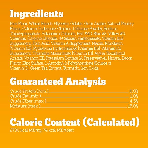 PEDIGREE DENTASTIX DOG DENTAL TREATS, DUAL FLAVOR LARGE BREED DOG TREATS, BACON & CHICKEN FLAVOR, 1.47 LB. BAG (32 TREATS TOTAL)