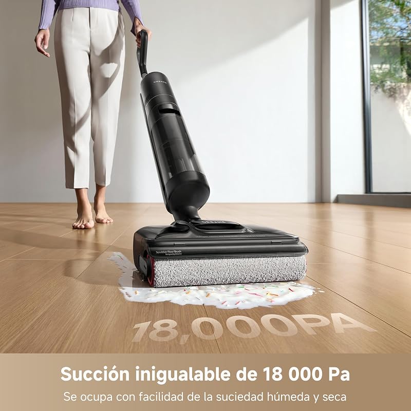 H12 Pro FlexReach Aspirador Seco y Húmedo, 18.000 Pa Succión