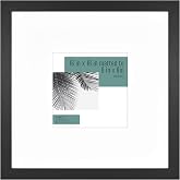 MCS Studio Gallery Poster Frame, 16x16, Black Woodgrain | Studio Gallery Poster Frame For Photos &amp; Art Prints, 16x16 Inch, Black Woodgrain Engineered Wood, 2-Pack