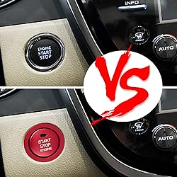 TOMALL Aluminum Engine Start Stop Push Button Cover