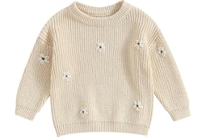 YINGISFITM Toddler Infant Baby Girl Boy Knit Sweater Cable Knitted Sweaters Long Sleeve Sweatshirt Fall Winter Clothes Outfit