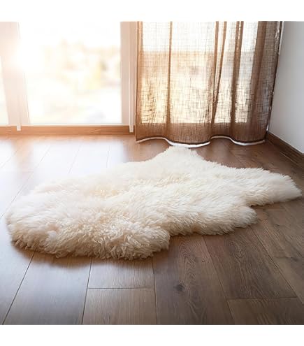 Linon Home Décor Products New Flokati 1400gr Burgundy 2 Ft 4 Inch X 4 Ft 8 Inch Indoor Accent Rug