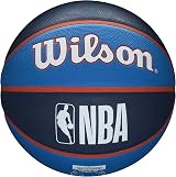 Wilson NBA Team Tribute Basketball OKLAHOMA CITY THUNDER Size 7 Outdoor Rubber view 2