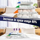 STORAGE MASTER Space Saver Bags 12 Pack with Double Zip Seal Vacuum Bags view 5