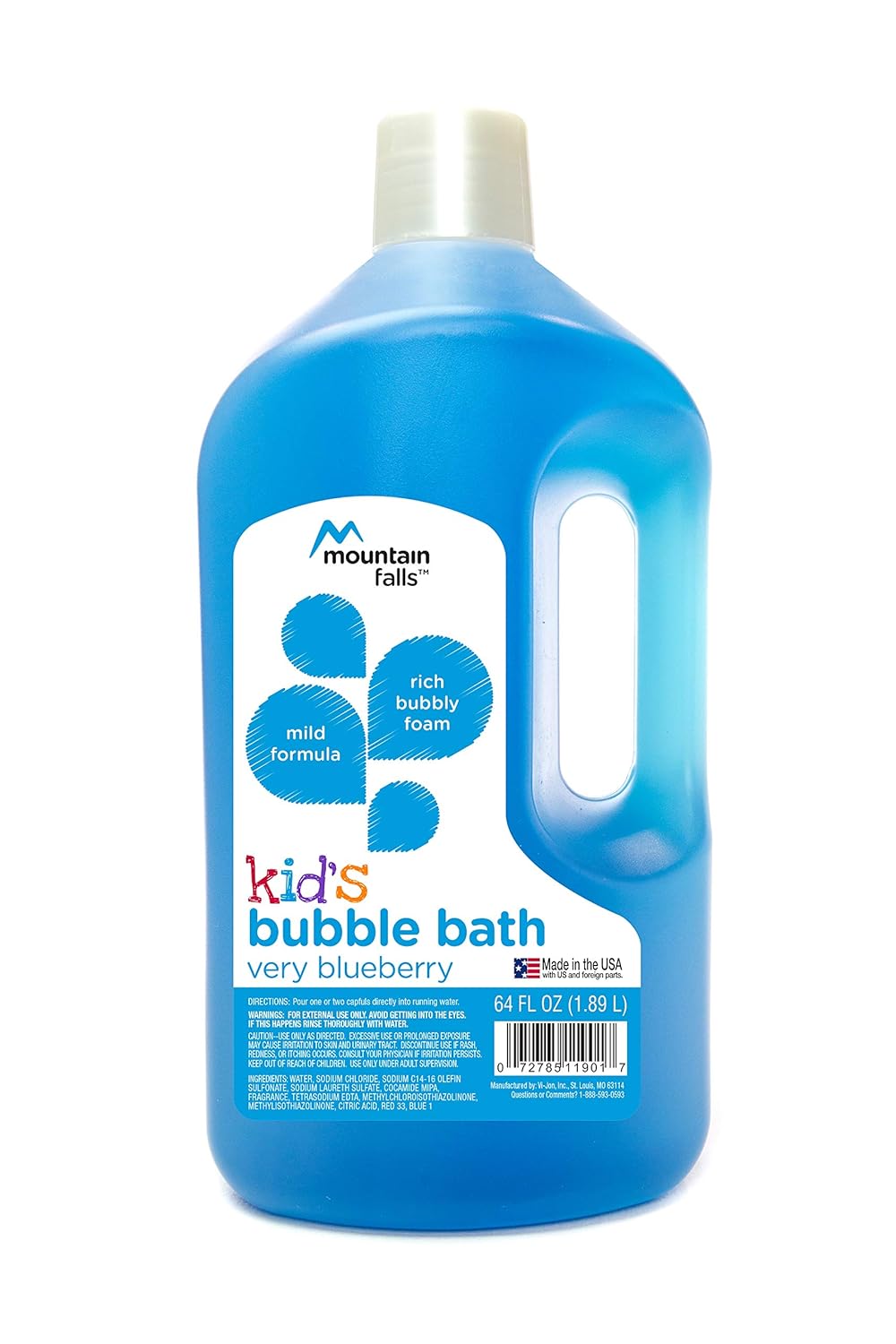 Mountain Falls Kid's Bubble Bath, 64 Ounce (Pack of 2) : Beauty