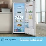 Fridgemaster MTL55242E Freestanding Larder Fridge 242L 55cm White E Energy view 5
