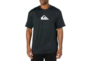 Quiksilver Men's Standard Solid Streak Short Sleeve Rashuguard UPF 50 Sun Protection Surf Shirt