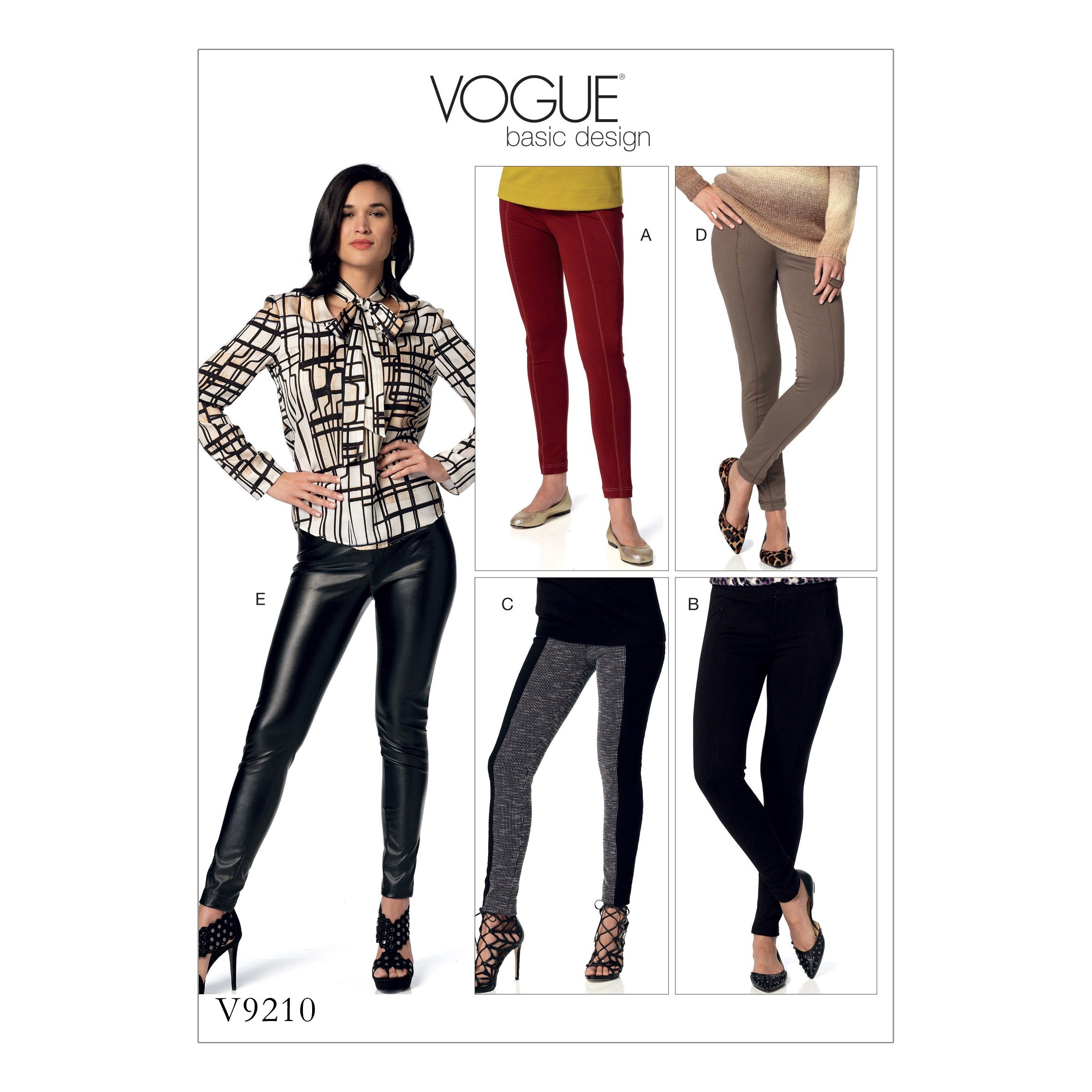 Vogue Patterns 9210 E5,Misses Pants,Sizes 14-22, Tissue, Multi-Colour, 15 x 0.5 x 22 cm