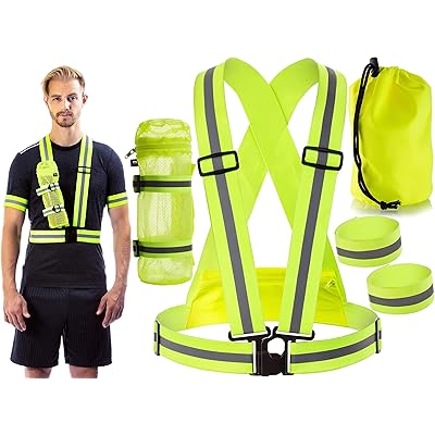 Reflective Running or Cycling Gear with Pocket Kuwait Ubuy