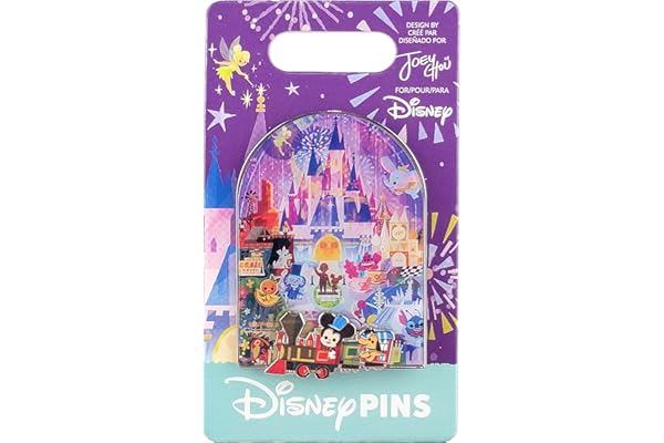 Disney Pin - Artist Series - Joey Chou - Magic Kingdom - Mickey Mouse and Pluto