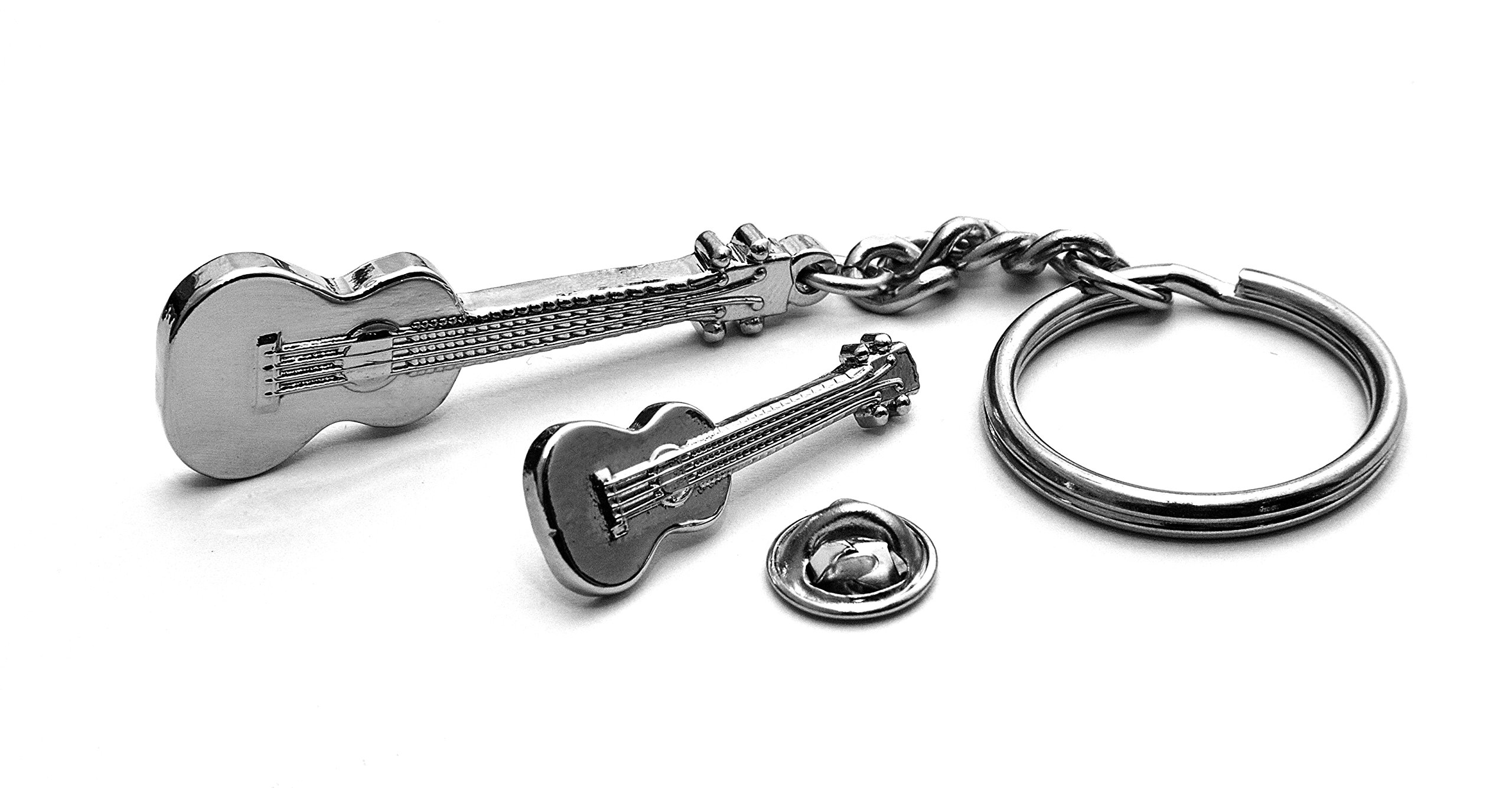 Gifticuffs Ukulele Keyring With Matching Badge